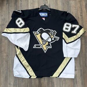 Pittsburg penguins NHL Sidney Crosby On Ice hockey jersey